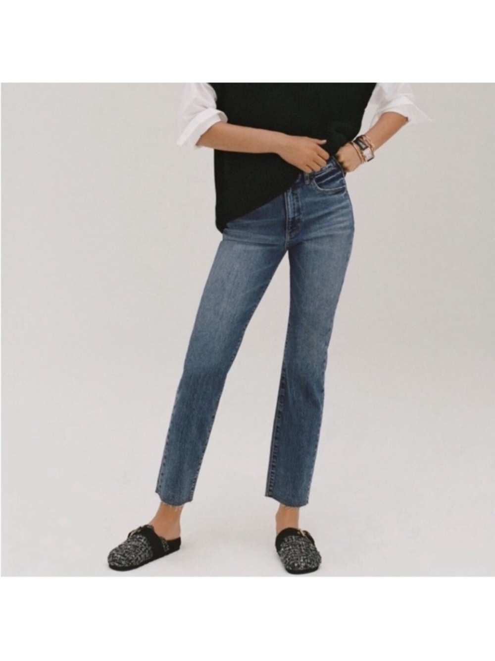 Anthropologie Pilcro The Vintage Straight Jeans Size 27